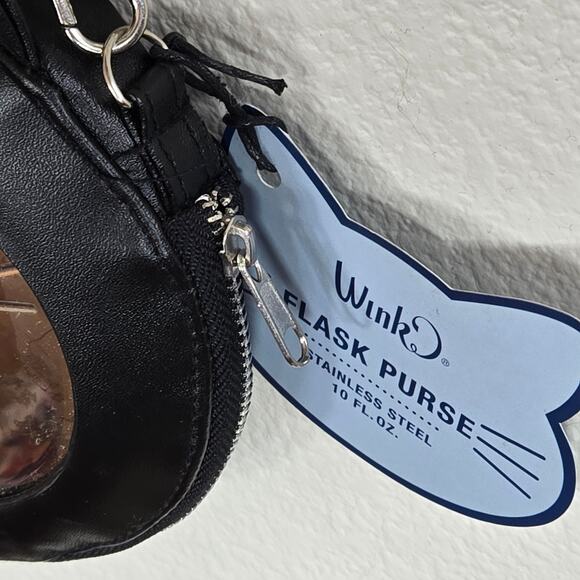 “The Cat’s Out of the Bag” Mini Flask Purse – NWT - Picture 4 of 5